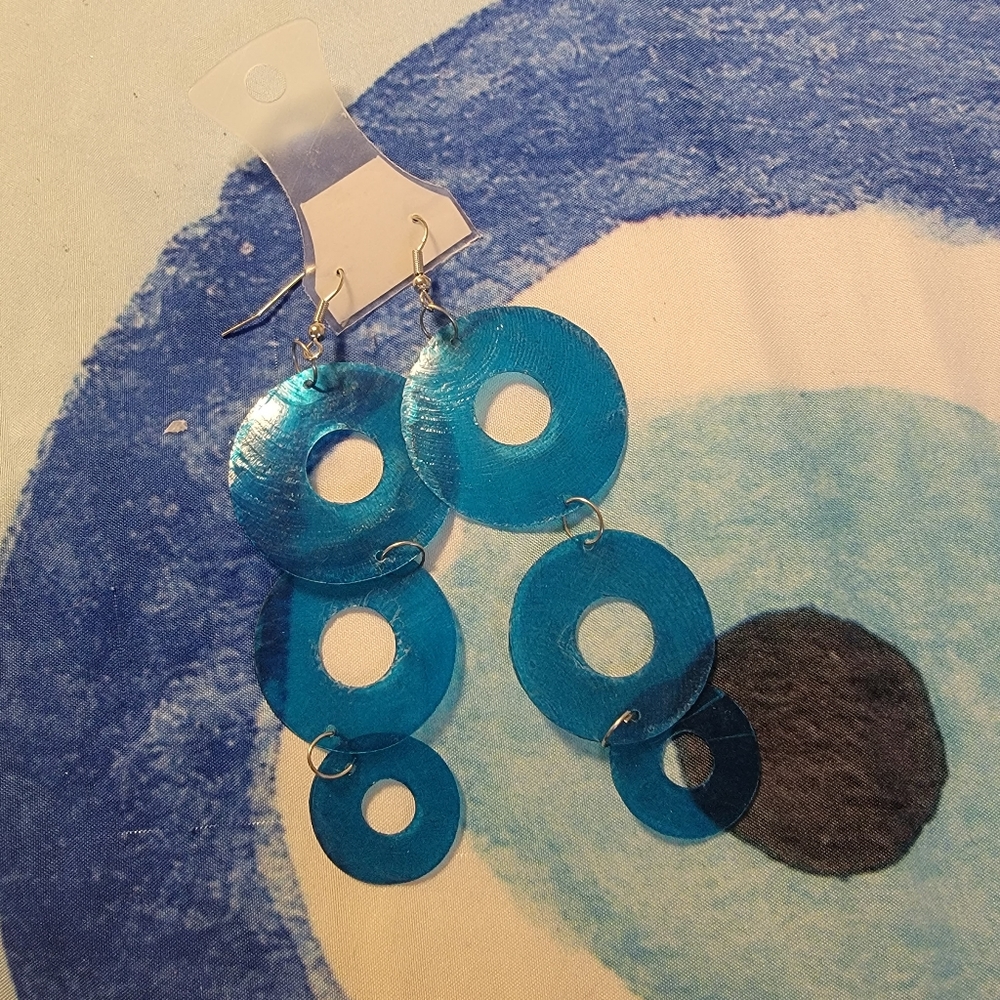 Capiz Shell Earrings NWT